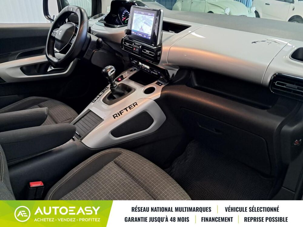 Rifter 1.5 BlueHDi S&S GTLine - toutes options - suivi Peugeot - 2018 occasion 37270 Montlouis sur Loire