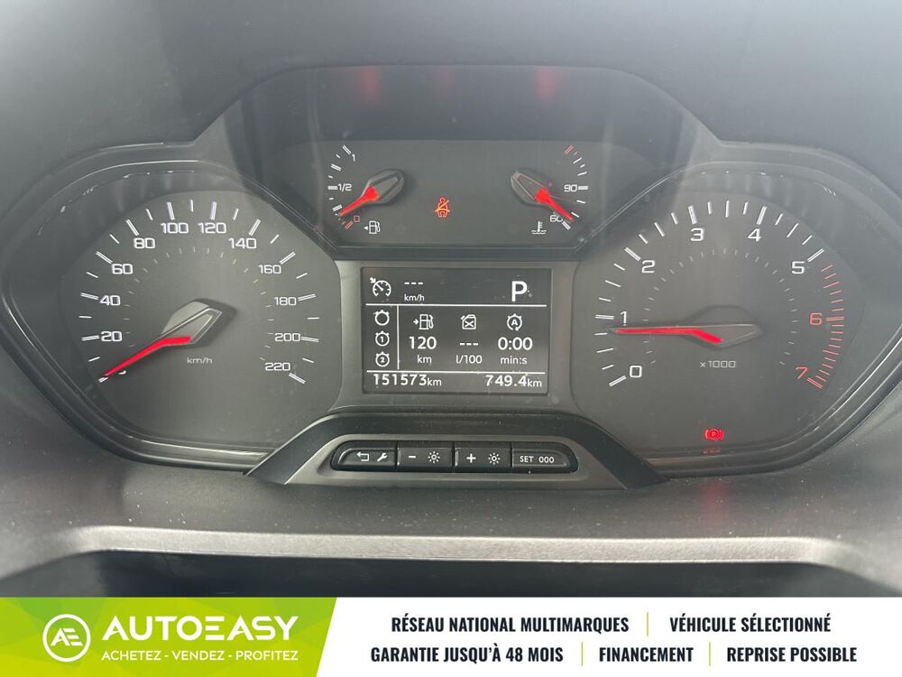 Partner - (K9) L1 1.5 BlueHDi 16V FAP EAT8 130 cv Bo&icirc;te auto * Camer 2021 occasion 33185 Le Haillan