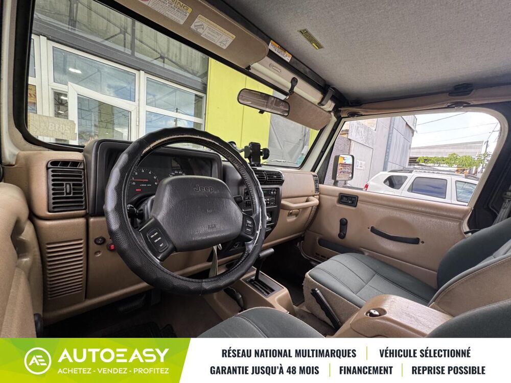 Wrangler II 4.0 Sport 177 cv 6 cylindres en ligne // Boite Auto // Mo 2000 occasion 97122 Baie-Mahault
