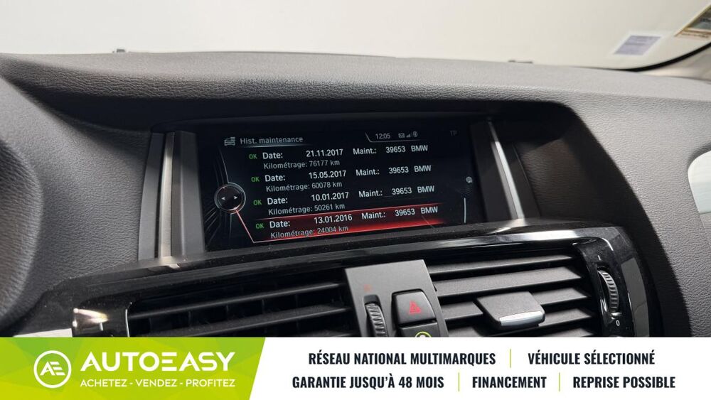 X3 xDrive35dA 313 ch xLine / boite auto / Entretien complet BMW 2015 occasion 29850 GOUESNOU