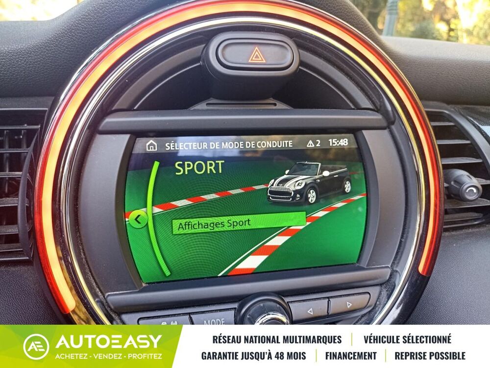 Cooper Cabriolet 1.5 L 136 CH BVA - RADARS AV / AR - REGULATEUR - B 2020 occasion 83000 Toulon