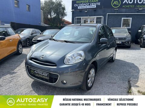 Nissan Micra IV (2) 1.2 80 Ch TEKNA * TOIT PANORAMIQUE * GPS * CLIM AUTO 2012 occasion Villeneuve-Loubet 06270
