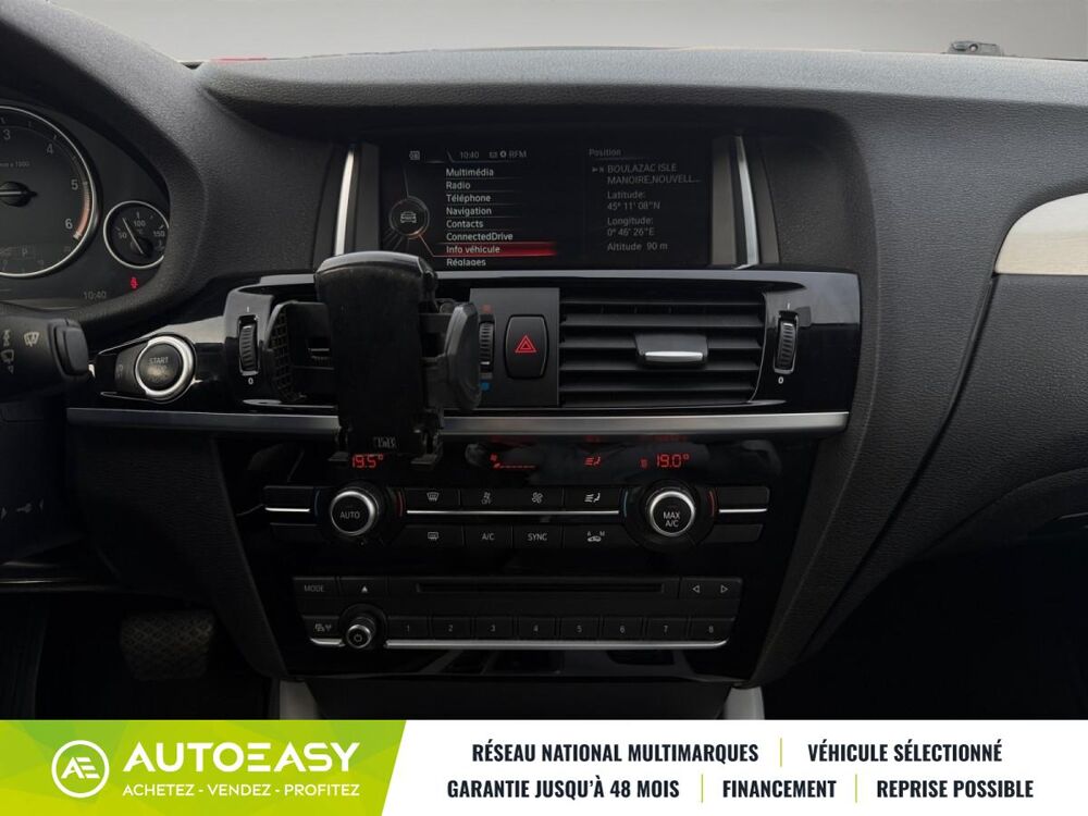 X4 XDRIVE 20DA 190CH XLINE / SUIVI BMW 2015 occasion 24750 Boulazac Isle Manoire