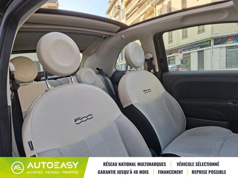 500 C 1.2 MPi 69 CH CABRIOLET / 1ERE MAIN / 55700 KMS DISTRI OK 2015 occasion 06300 Nice