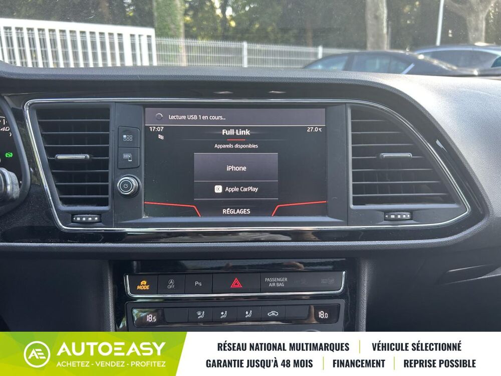 Leon 2.0 TDI 150CV FR /ENTRETIEN A JOUR 2018 occasion 13330 P&eacute;lissanne