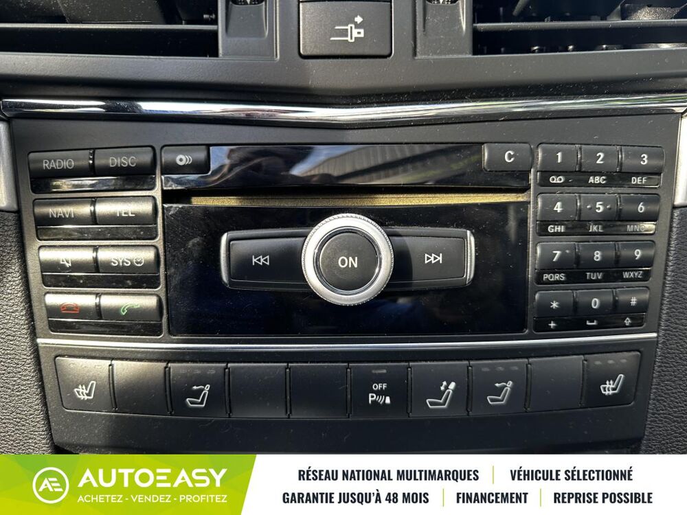 Classe E E350 cdi 231ch Executive Airscarf / Entretien Mercedes 2011 occasion 44470 Carquefou