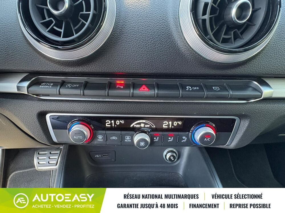 A3 SPORTBACK 2.0 150 S LINE / BOITE AUTO / TRES BON ETAT / GARA 2019 occasion 79000 NIORT