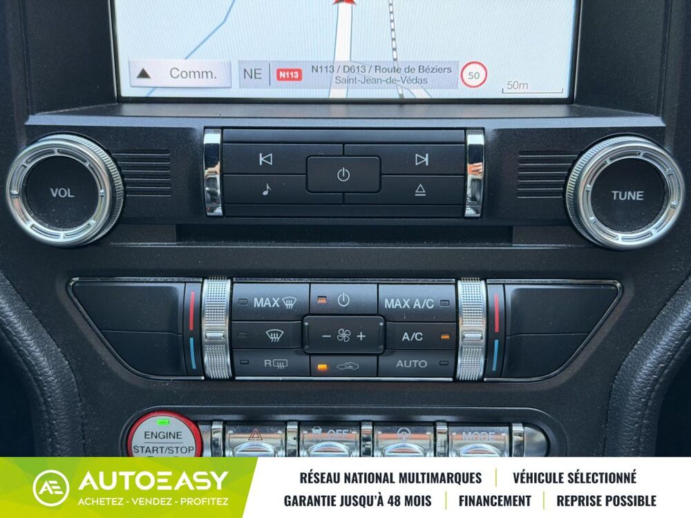 Mustang 2.3 TI ECOBOOST 317 / Echappement BORLA / Android Auto / FUL 2017 occasion 34430 Saint-Jean-de-Vedas