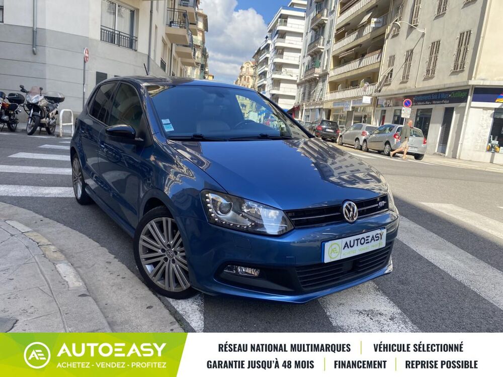 Polo Phase 2 1.4 TSI BlueMotion 150 CH GT / 5 PORTES / 75000 KMS 2016 occasion 06300 Nice