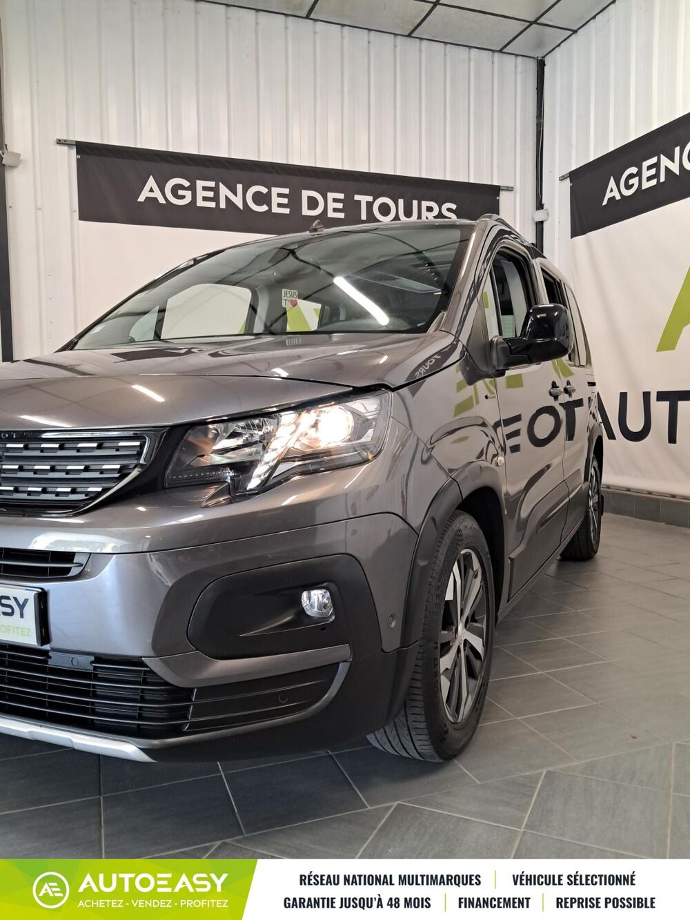 Rifter 1.5 BlueHDi S&S GTLine - toutes options - suivi Peugeot - 2018 occasion 37270 Montlouis sur Loire