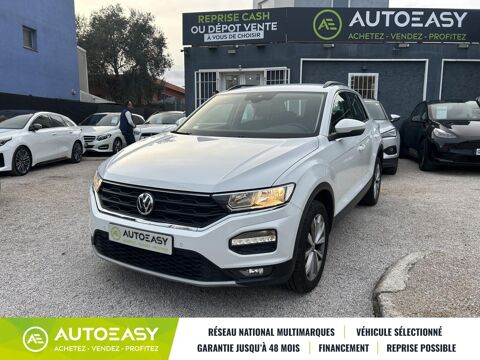 Volkswagen T-ROC 1.6 TDI 115 Ch Lounge BVM6 * CARPLAY * CAMERA DE RECUL 2019 occasion Villeneuve-Loubet 06270
