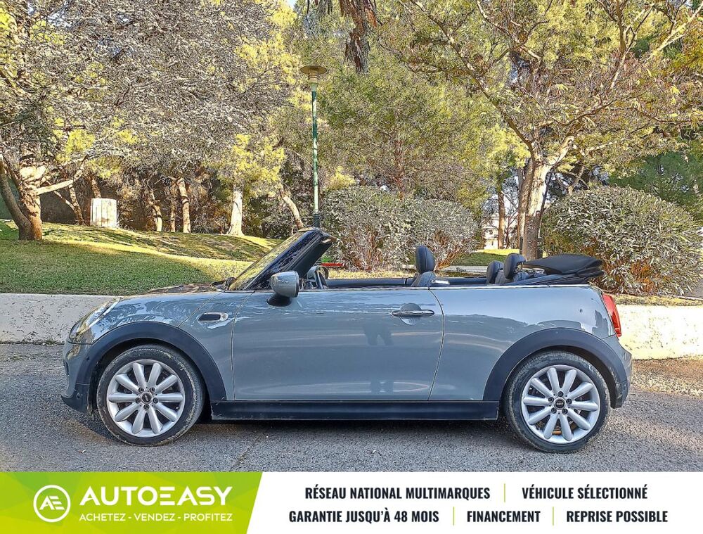 Cooper Cabriolet 1.5 L 136 CH BVA - RADARS AV / AR - REGULATEUR - B 2020 occasion 83000 Toulon
