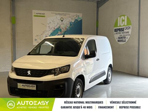 Peugeot Partner L1 1.5 BlueHDi 16V FAP 75 cv 3 PACES NAVIGATION,CARPLAY,RADA 2020 occasion Gigean 34770
