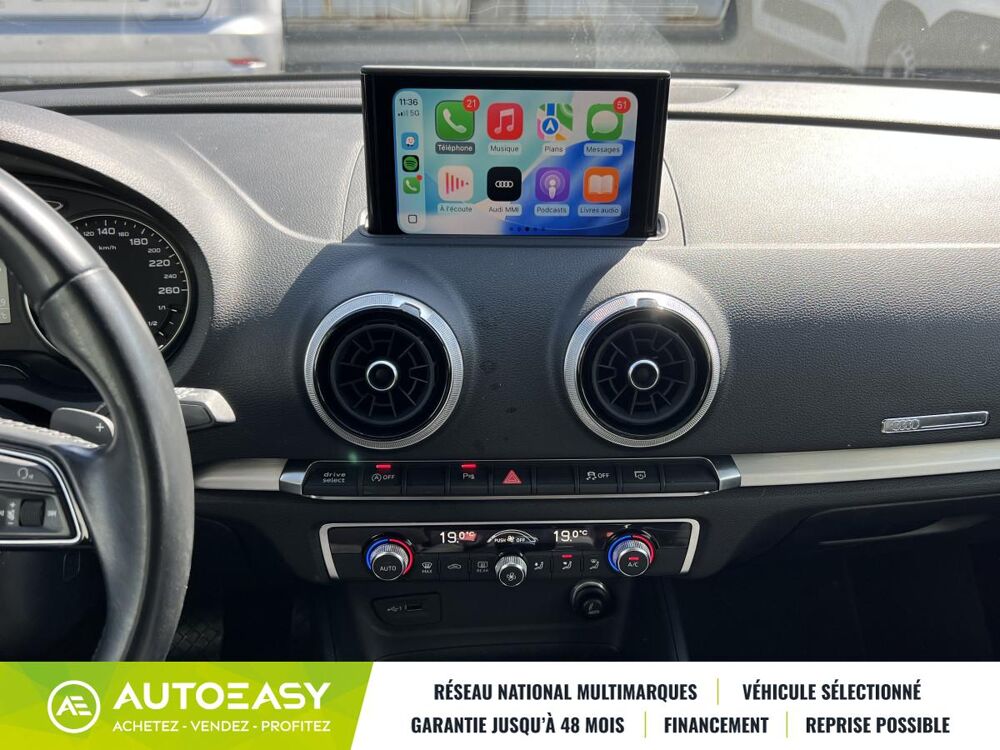A3 Sportback 2.0 TDI 150 cv S-Tronic7 * Carplay * Cam&eacute;ra * Keyl 2018 occasion 33185 Le Haillan