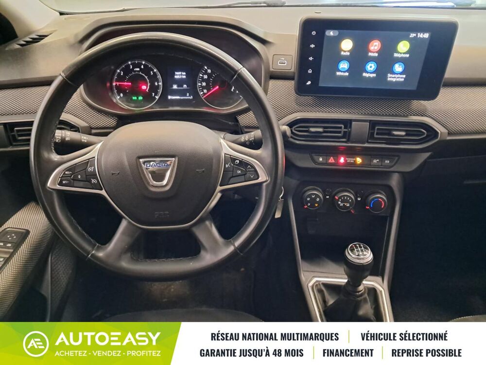Sandero 1.0 TCe 90 Confort - 22B - 1er main - camera - suivi entreti 2022 occasion 37270 Montlouis sur Loire