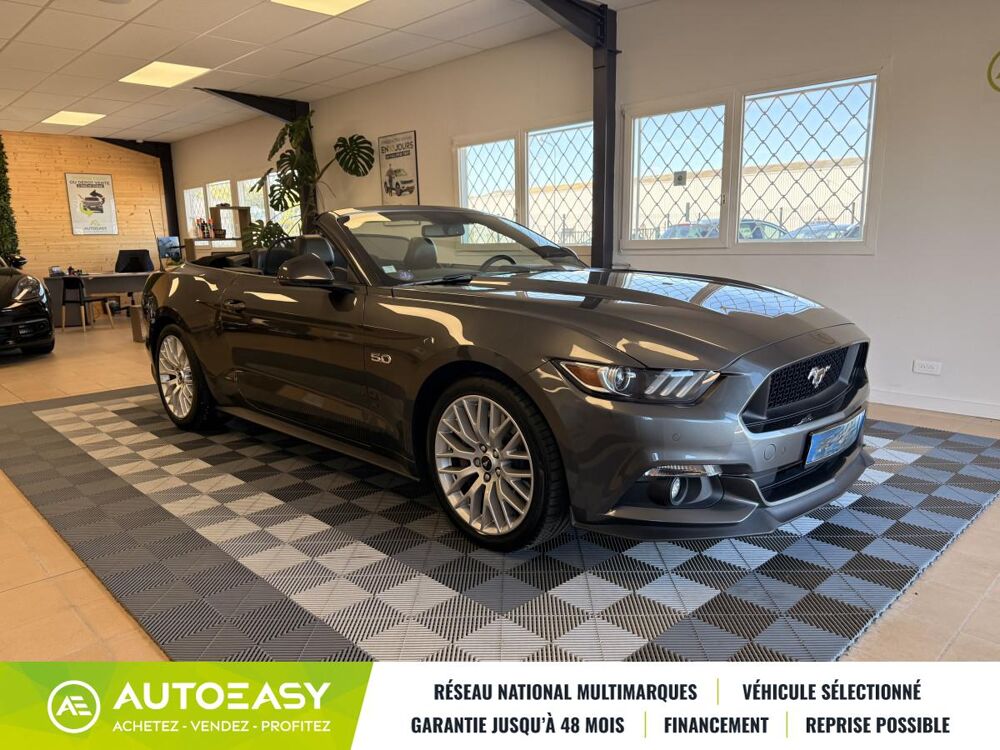 Mustang VI CABRIOLET 5.0 V8 421 / PAS DE MALUS / ENTRETIEN FORD / 2N 2017 occasion 42120 LE COTEAU