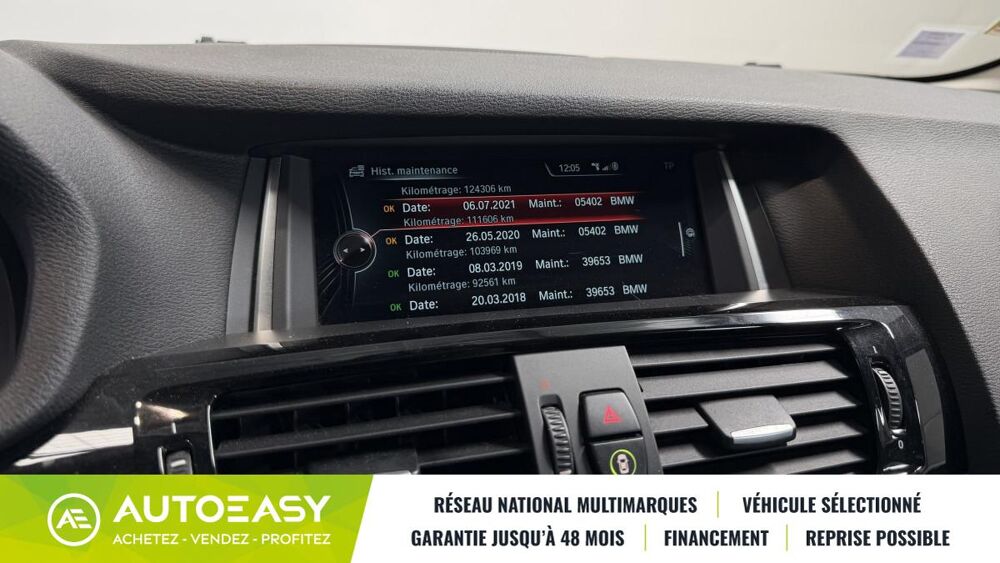 X3 xDrive35dA 313 ch xLine / boite auto / Entretien complet BMW 2015 occasion 29850 GOUESNOU
