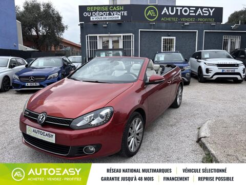 Volkswagen Golf VI CABRIOLET 2.0 TDI 140 Ch DSG6 2012 occasion Villeneuve-Loubet 06270