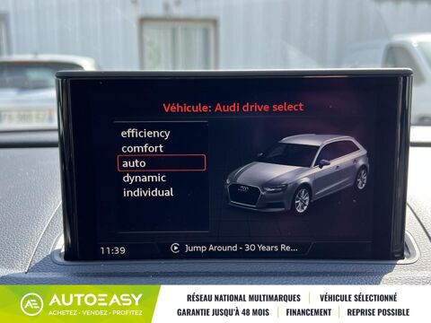 A3 Sportback 2.0 TDI 150 cv S-Tronic7 * Carplay * Cam&eacute;ra * Keyl 2018 occasion 33185 Le Haillan