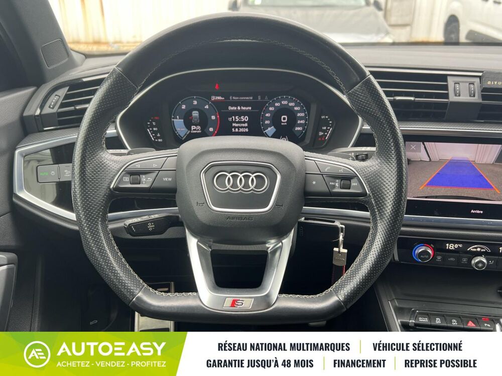 Q3 35 S-LINE 2.0 TDI 150cv S Tronic * Caplay * Cam&eacute;ra * Virtua 2022 occasion 33185 Le Haillan