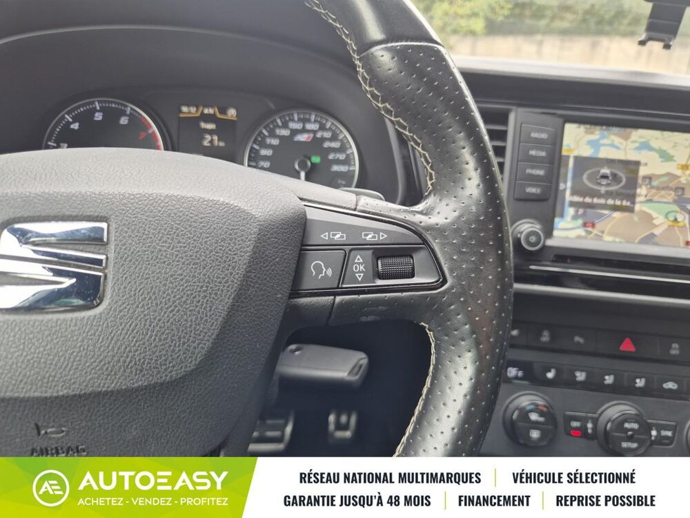 Leon CUPRA 2.0 TSI 280ch DSG6 Si&egrave;ges chauffants Alcantara 2016 occasion 44470 Carquefou