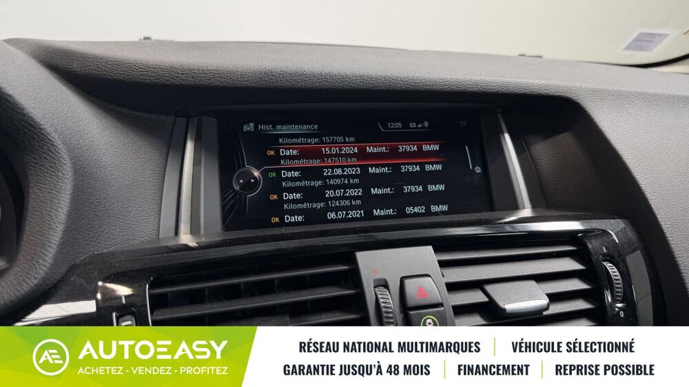 X3 xDrive35dA 313 ch xLine / boite auto / Entretien complet BMW 2015 occasion 29850 GOUESNOU