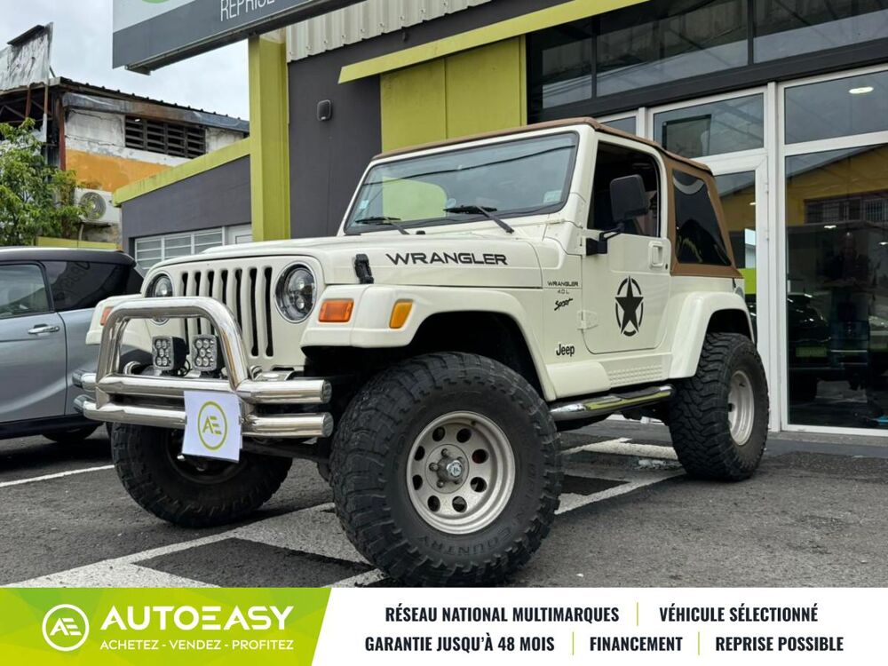 Wrangler II 4.0 Sport 177 cv 6 cylindres en ligne // Boite Auto // Mo 2000 occasion 97122 Baie-Mahault