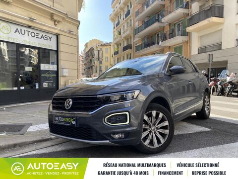 Volkswagen T-ROC 1.5 TSI 150 ch CARAT virtual cockpit 66500 kms 2020 occasion Nice 06300
