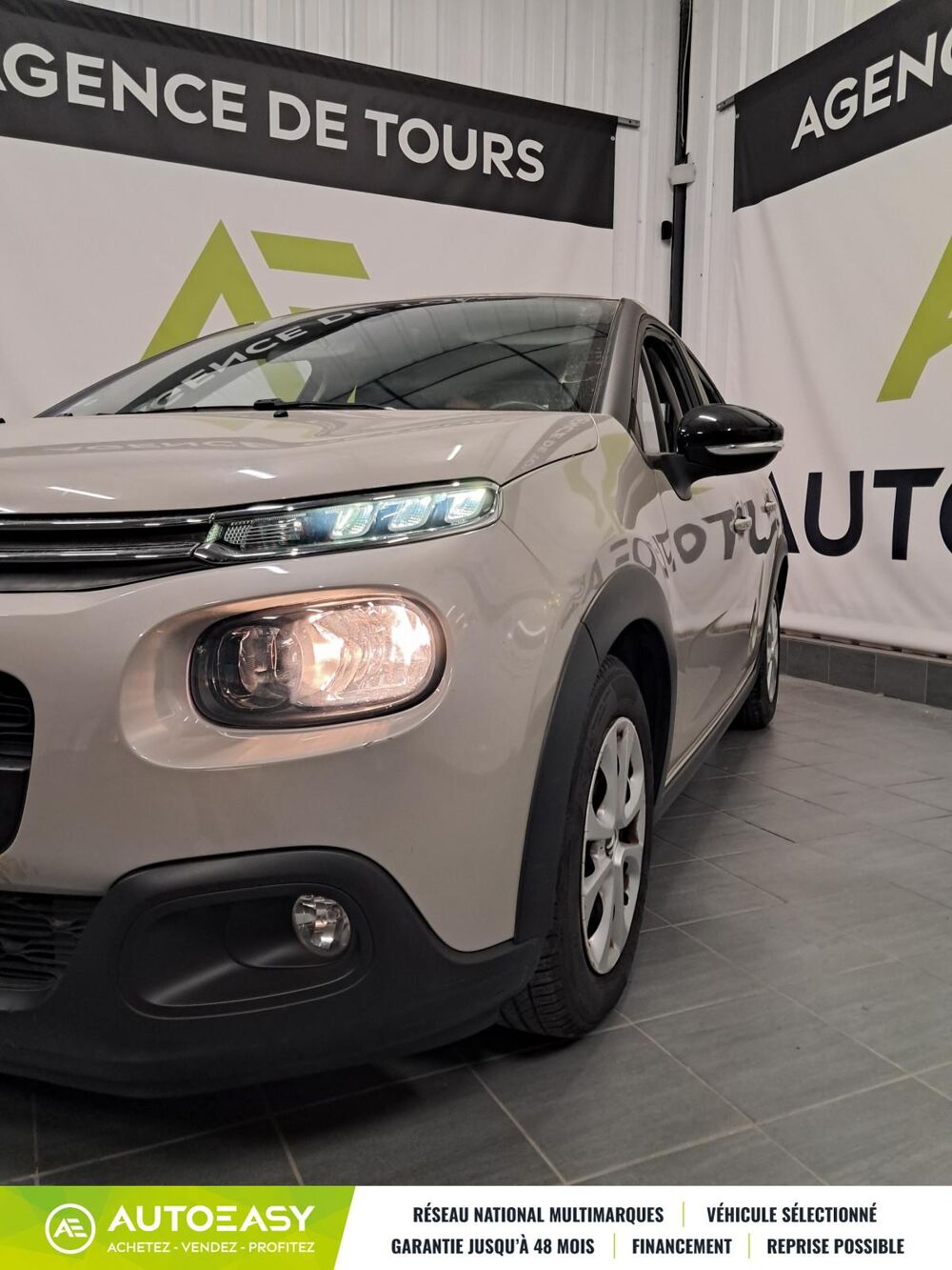 C3 PureTech 82 Feel - 1er main - suivi Citro&euml;n - distri ok - 2017 occasion 37270 Montlouis sur Loire