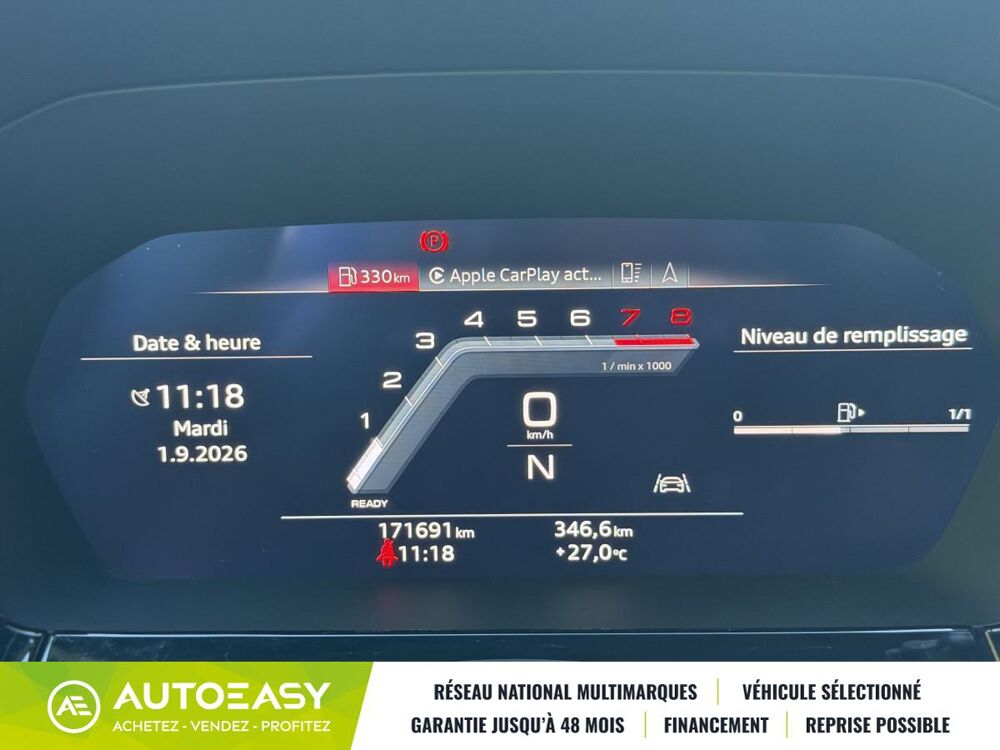 A3 35 TFSI 150 S LINE S TRONIC 7 * CUIR * LED * CARPLAY * JA19 2021 occasion 34430 Saint-Jean-de-Vedas