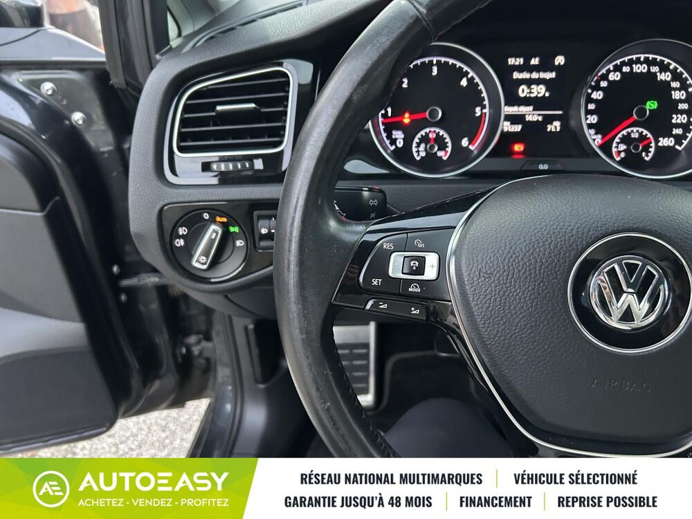 Golf VII 2.0 TDI 150 Ch BLUEMOTION TECHNOLOGY ALLSTAR DSG6 5P * C 2016 occasion 06270 Villeneuve-Loubet