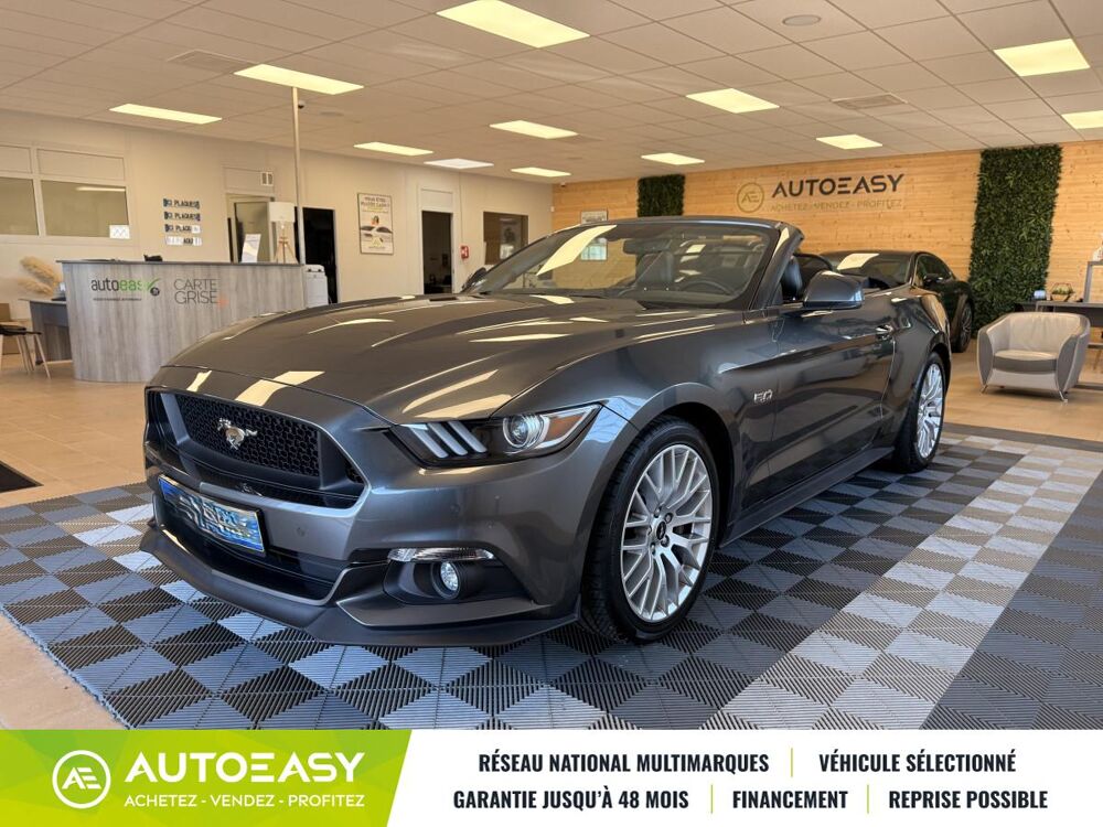 Mustang VI CABRIOLET 5.0 V8 421 / PAS DE MALUS / ENTRETIEN FORD / 2N 2017 occasion 42120 LE COTEAU