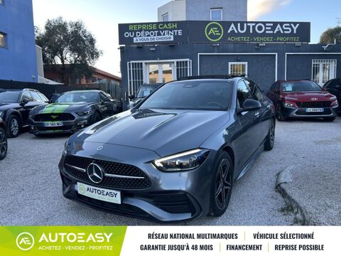 Mercedes Classe C 220 d 200 Ch AMG Line * TOIT OUVRANT * SIEGES ELECTRIQUES + 2022 occasion Villeneuve-Loubet 06270