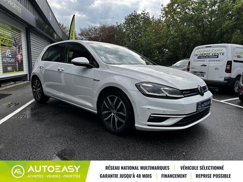 Golf 1.5 TSI 130ch Carat 1&egrave;re main - Entretien VW - Carplay - R&eacute;g 2018 occasion 44470 Carquefou