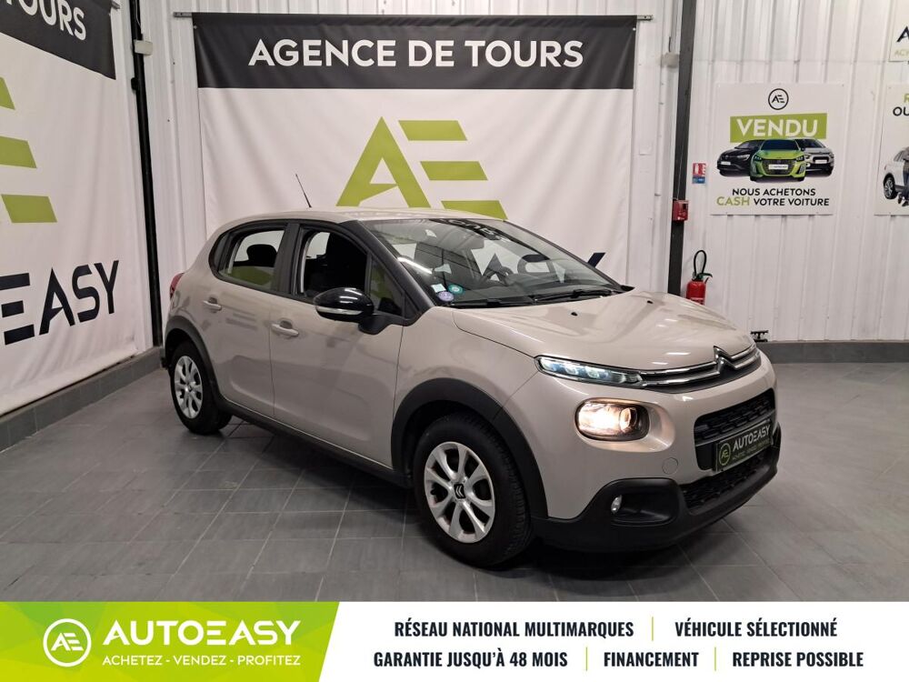 C3 PureTech 82 Feel - 1er main - suivi Citro&euml;n - distri ok - 2017 occasion 37270 Montlouis sur Loire