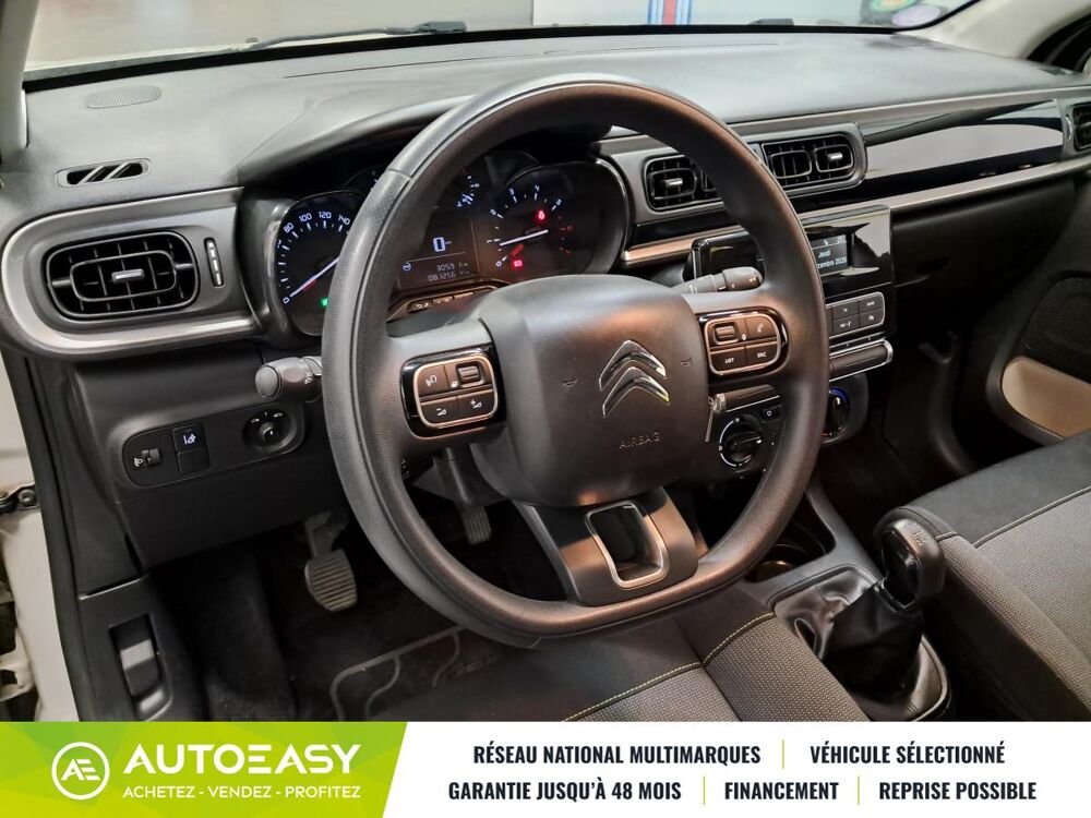 C3 PureTech 82 Feel - 1er main - suivi Citro&euml;n - distri ok - 2017 occasion 37270 Montlouis sur Loire