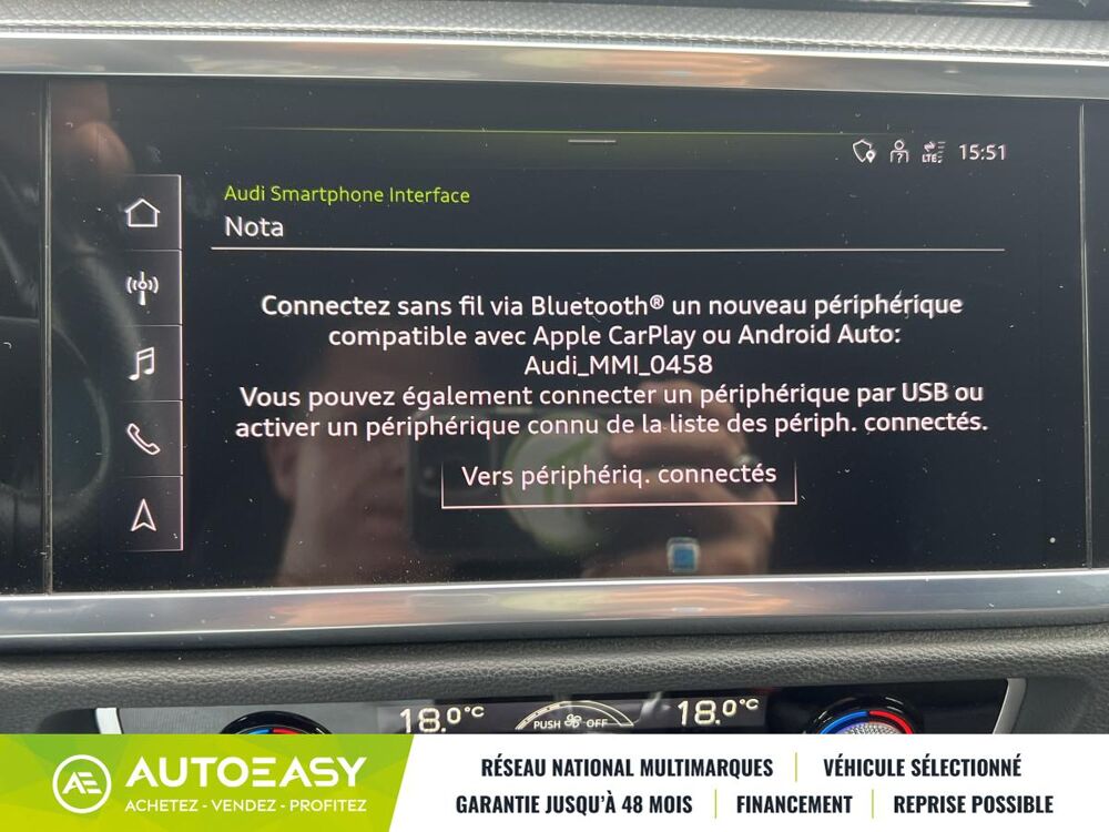 Q3 35 S-LINE 2.0 TDI 150cv S Tronic * Caplay * Cam&eacute;ra * Virtua 2022 occasion 33185 Le Haillan