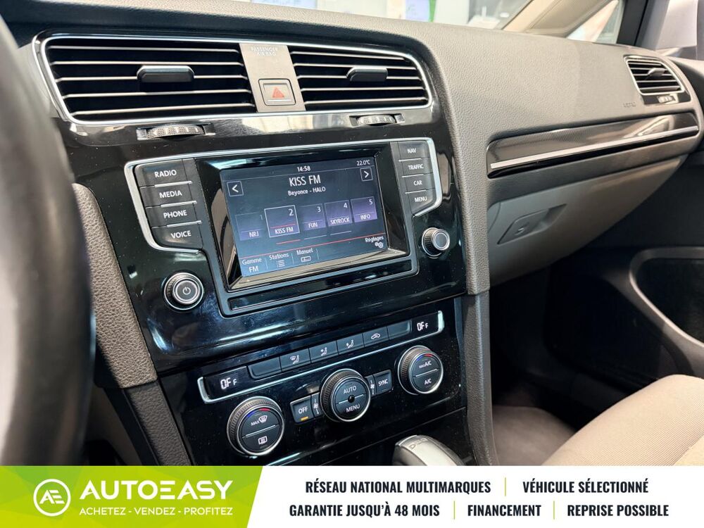 Golf 1.6 TDI 105 ch BlueMotion Carat DSG 2014 occasion 83520 Roquebrune sur Argens