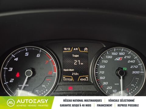 Leon CUPRA 2.0 TSI 280ch DSG6 Si&egrave;ges chauffants Alcantara 2016 occasion 44470 Carquefou