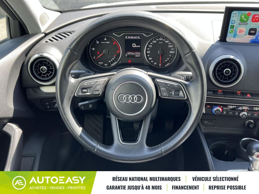 A3 Sportback 2.0 TDI 150 cv S-Tronic7 * Carplay * Cam&eacute;ra * Keyl 2018 occasion 33185 Le Haillan