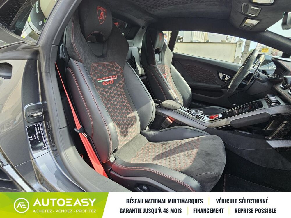 Huracan EVO V10 5.2L 640 4wd CARBON MALUS PAY&Eacute; IMMAT FRAN&Ccedil;AISE 2020 occasion 91700 Sainte-Genevi&egrave;ve des Bois