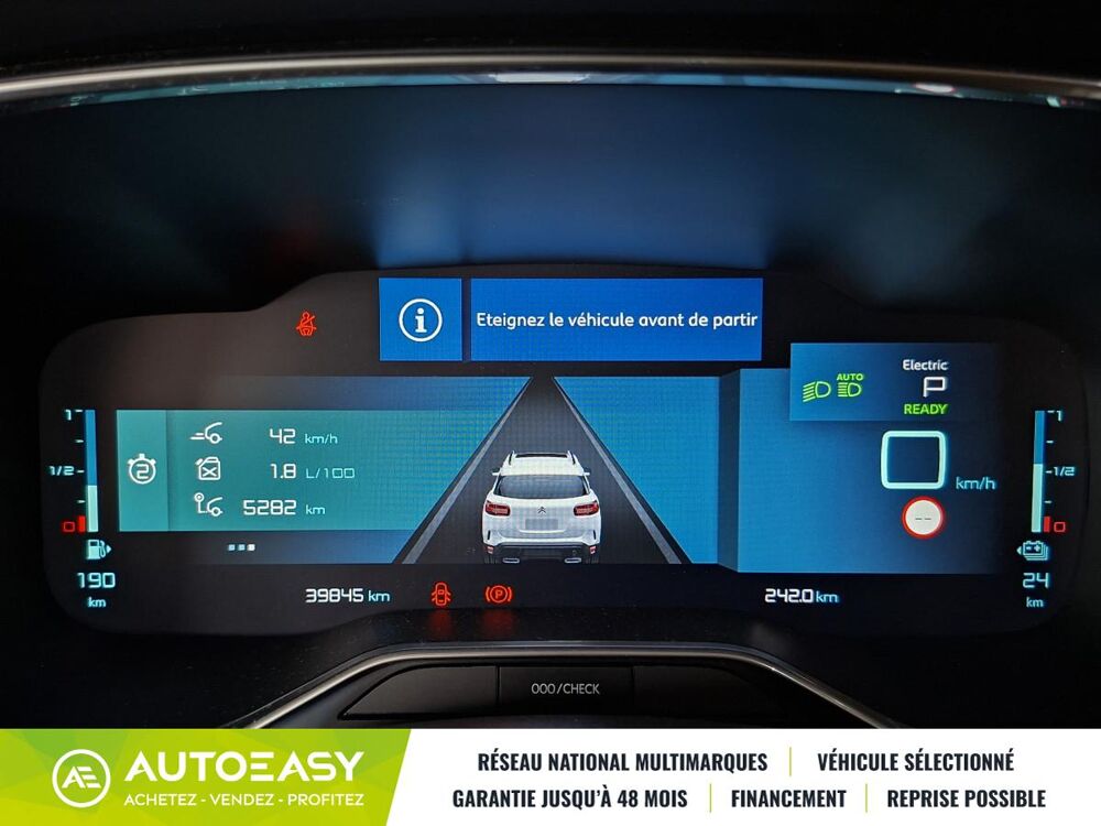 C5 aircross 1.6 225 SHINE PACK PHEV S&S EAT8 / TOIT OUVRANT / ENTRETIENS 2020 occasion 34770 Gigean