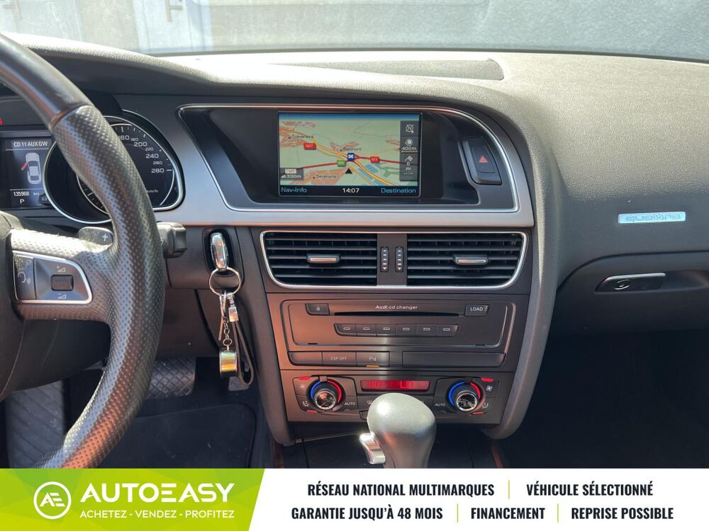 A5 Quattro 3.2 FSi V6 24V 265cv Tiptronic Bo&icirc;te auto 2008 occasion 90400 SEVENANS