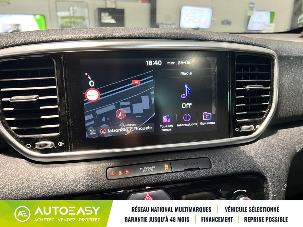 Sportage 1.6 CRDI 136 CH GT LINE PREMIUM BVM6 2019 occasion 83520 Roquebrune sur Argens