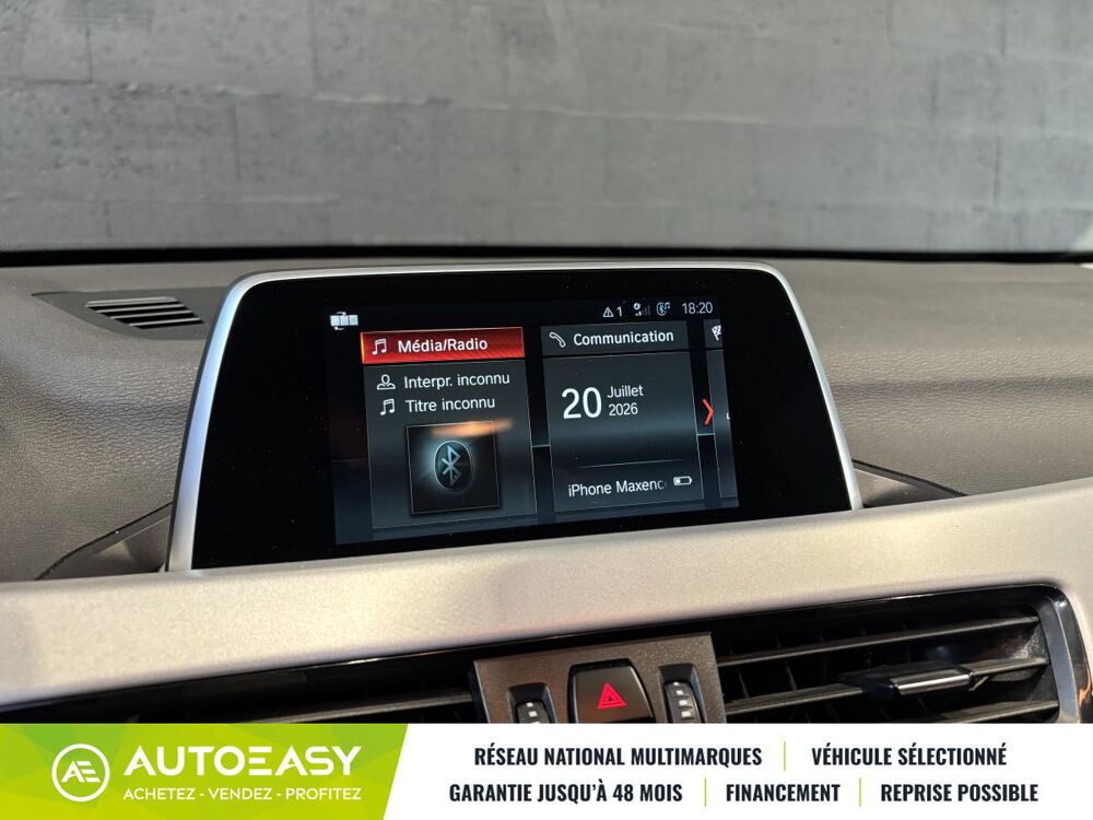 X1 sDrive16dA 116 ch Business Design boite auto / Historique d' 2019 occasion 29850 GOUESNOU