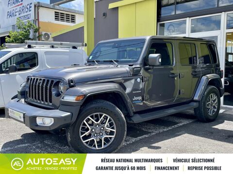 Jeep Wrangler 2.0 T 380ch 4xe Sahara Command-Trac MY23 Excellent état Peu 2022 occasion Baie-Mahault 97122