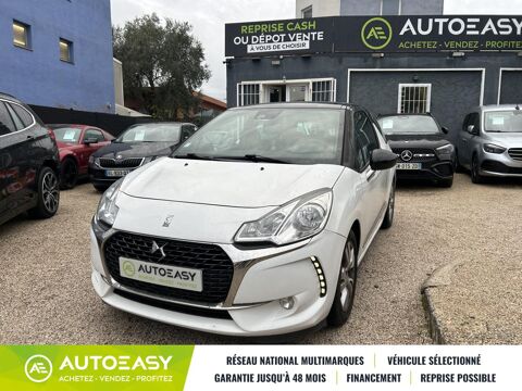 Citro&euml;n DS3 (2) 1.6 BLUEHDI 100 Ch BE CHIC * CAMERA * GPS 2016 occasion Villeneuve-Loubet 06270