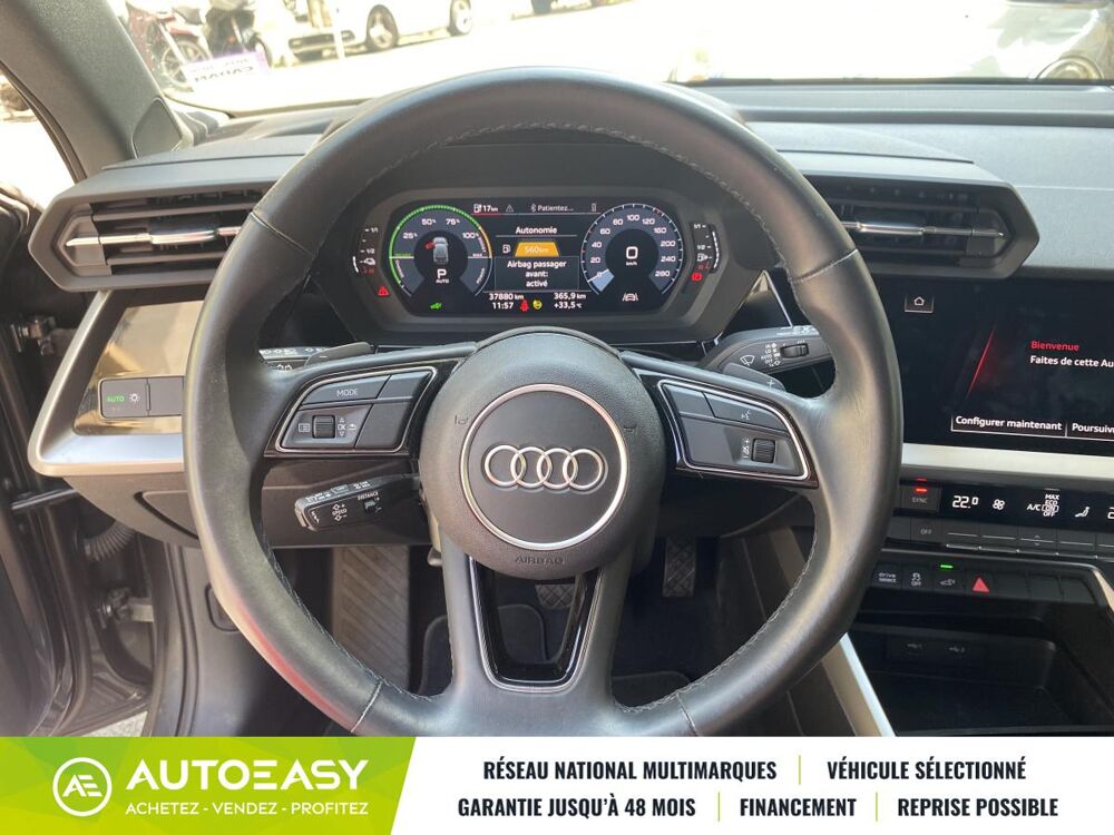 A3 45 TFSIe 245 S LINE HYBRIDE 38500 kms 2022 occasion 06300 Nice