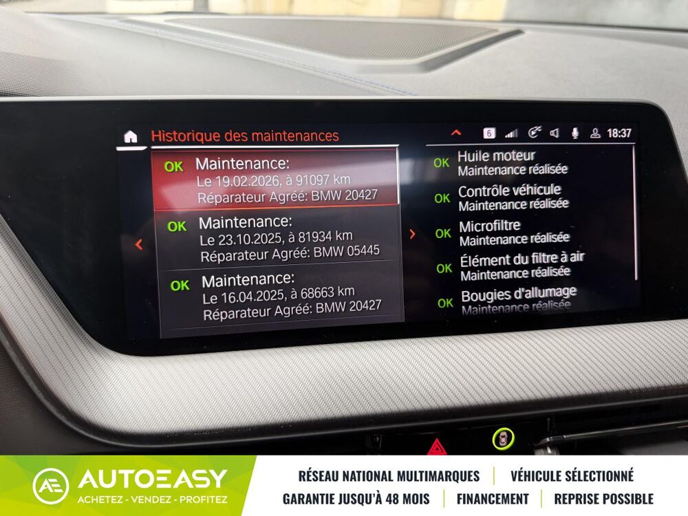 S&eacute;rie 1 M135i xDrive 2.0 i 16V 306 origine France 2em main / carplay 2021 occasion 13008 Marseille