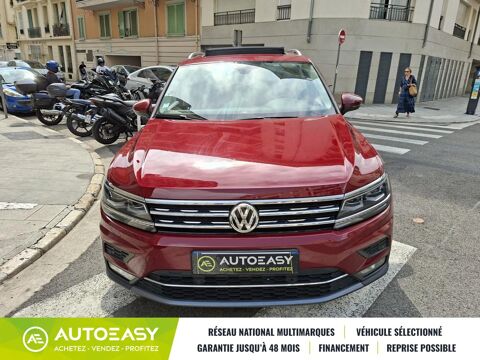 Tiguan Allspace 2.0 TDI 150 CARAT 4MOTION DSG7 7 places 86500 KMS 2019 occasion 06300 Nice